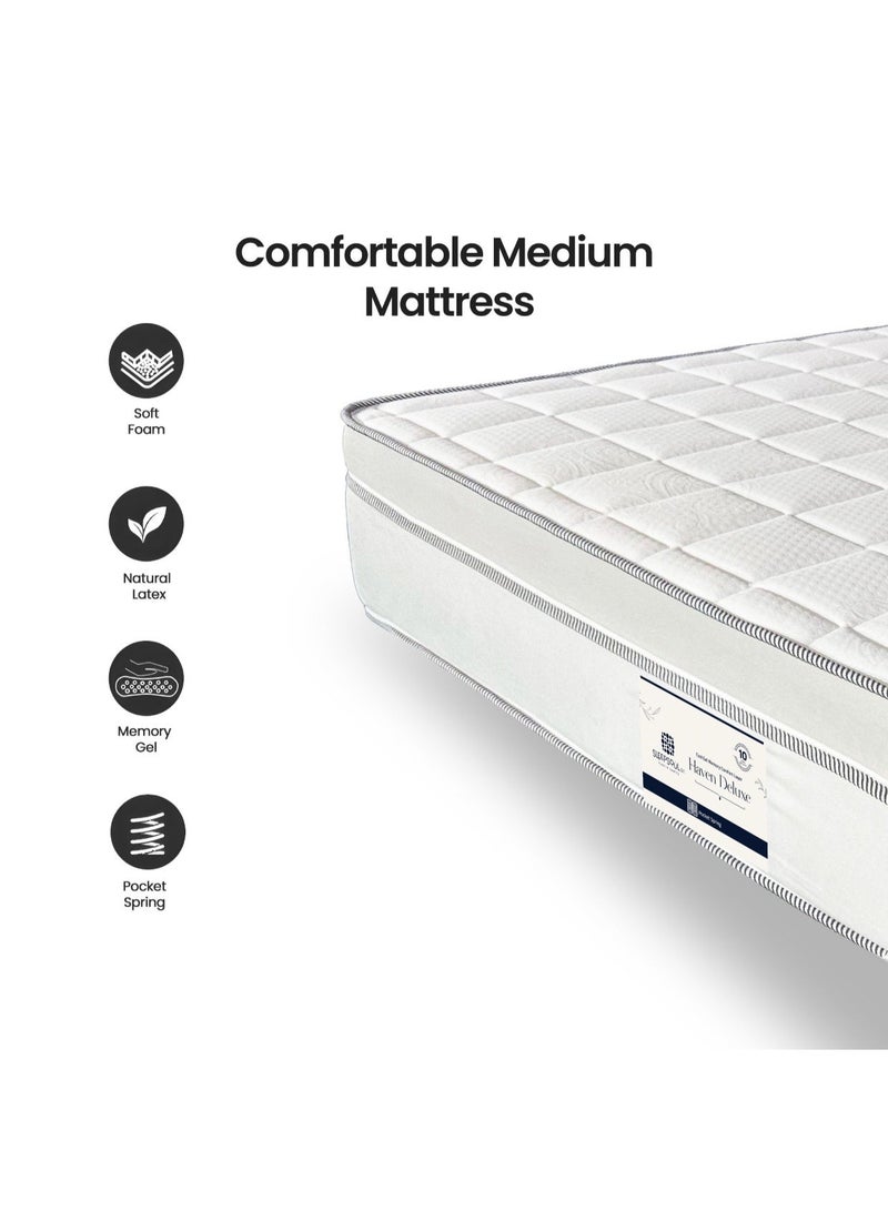 Haven Deluxe Pocket Spring Mattress – Medium Comfort, Breathable, Motion Isolation - Image 4